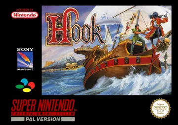 Hook (Europe) box cover front